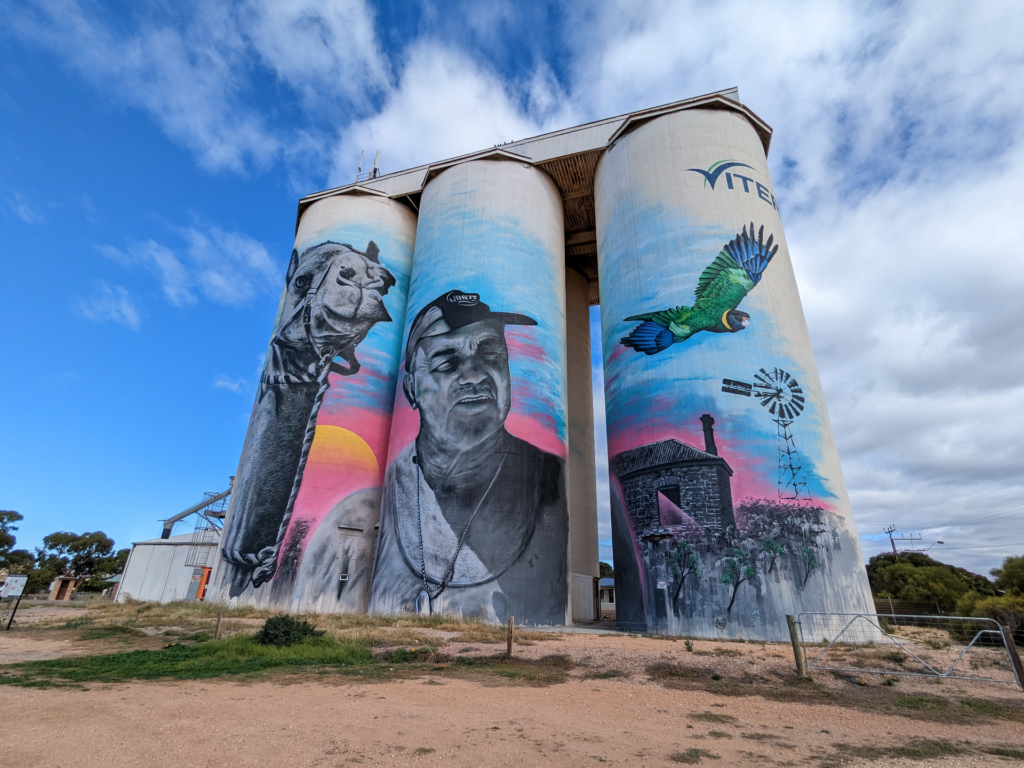 Cowell Silo Art