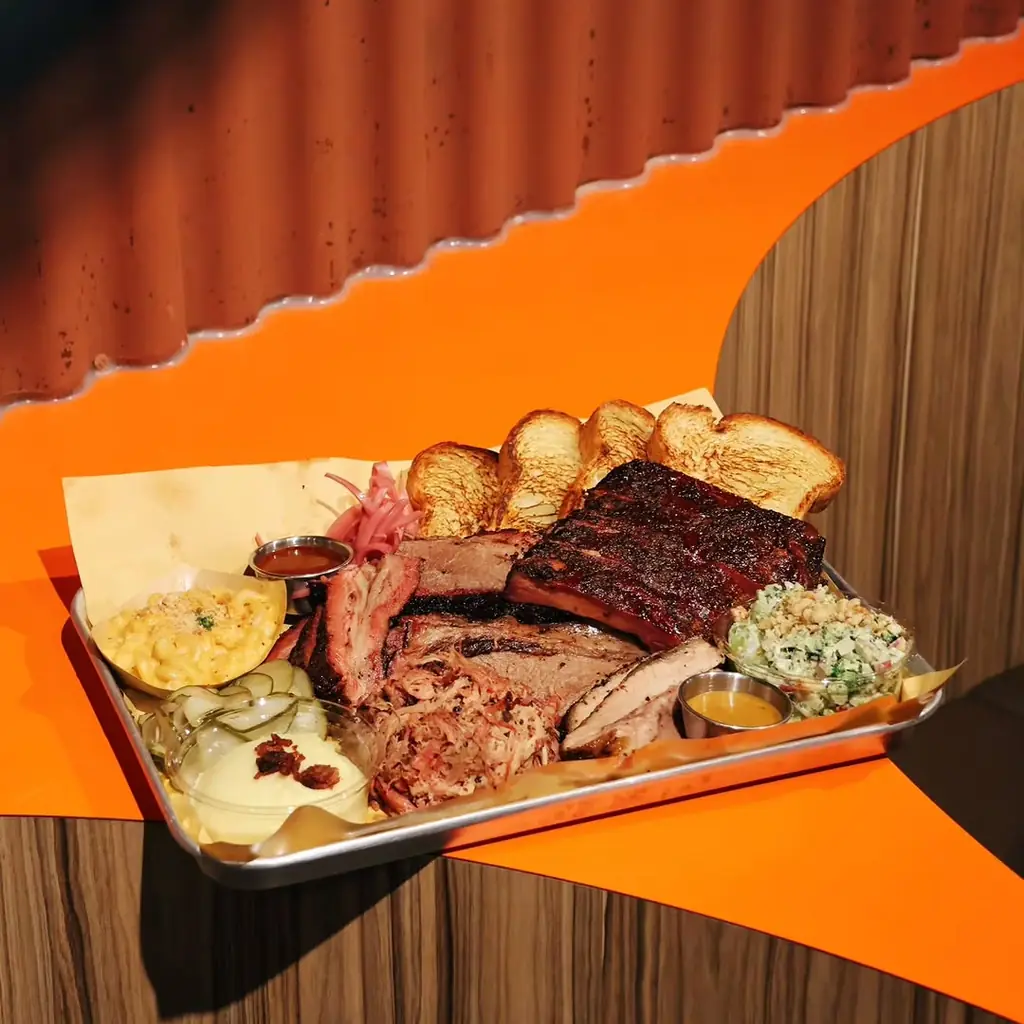 Dayne's Craft Barbecue barbecue food, photo credited to @daynetxbbq.tw on Instagram.