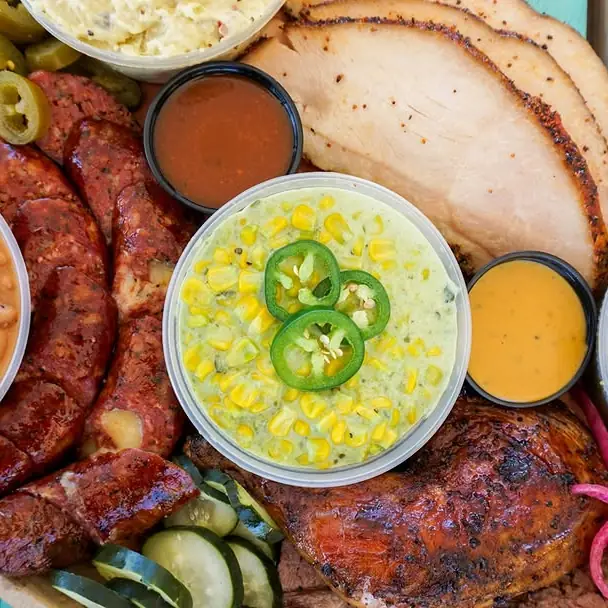 LaVaca BBQ barbecue food, photo credited to @mylavacabbq on Instagram.