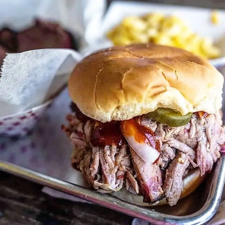 CorkScrew BBQ barbecue food, photo credited to @corkscrewbbq on Instagram.