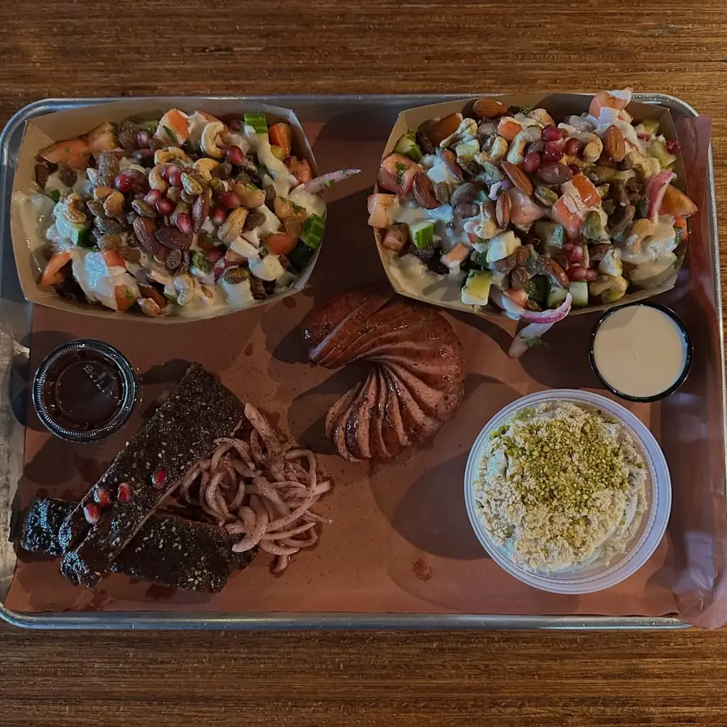 KG BBQ barbecue food, photo credited to @p_langley on Instagram.