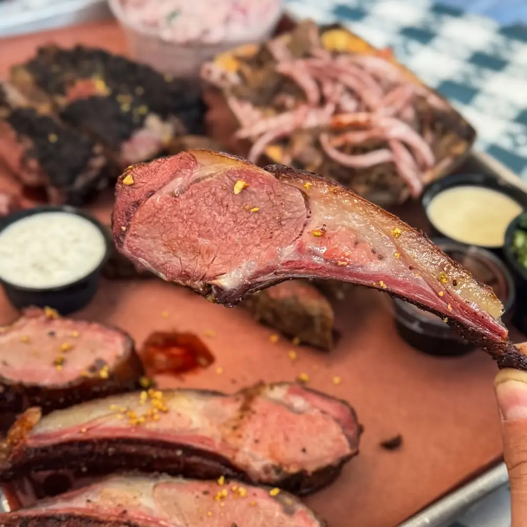 KG BBQ barbecue food, photo credited to @pitmasterpearse on Instagram.