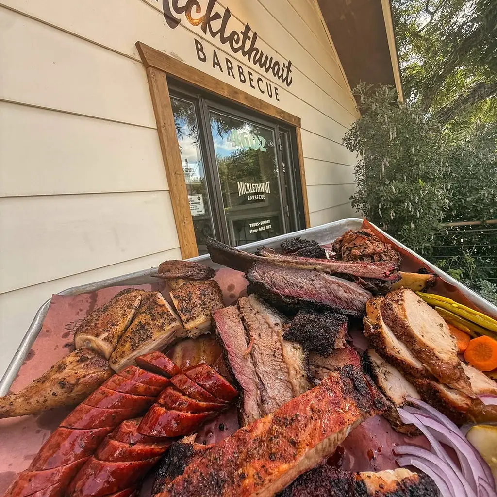 Micklethwait Craft Meats barbecue food, photo credited to @craftmeats on Instagram.