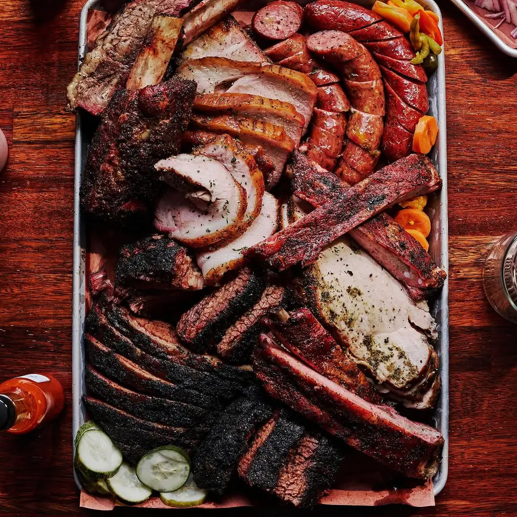 Micklethwait Craft Meats barbecue food, photo credited to @craftmeats on Instagram.