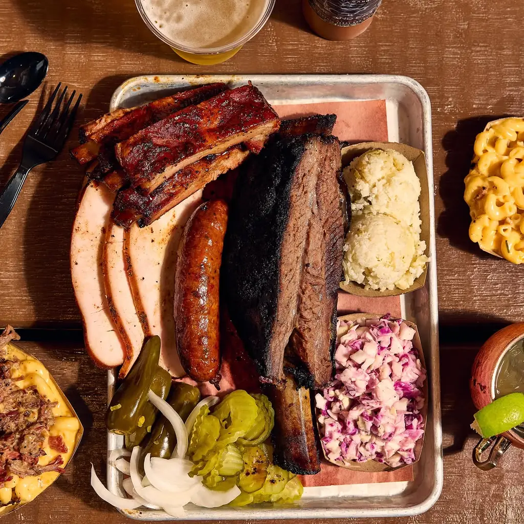 Pinkerton's Barbecue barbecue food, photo credited to @pinkertonsbbq on Instagram.
