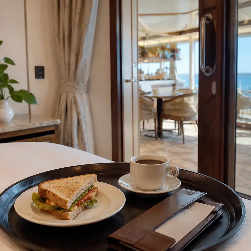 Paid Room Service For A Small Snack