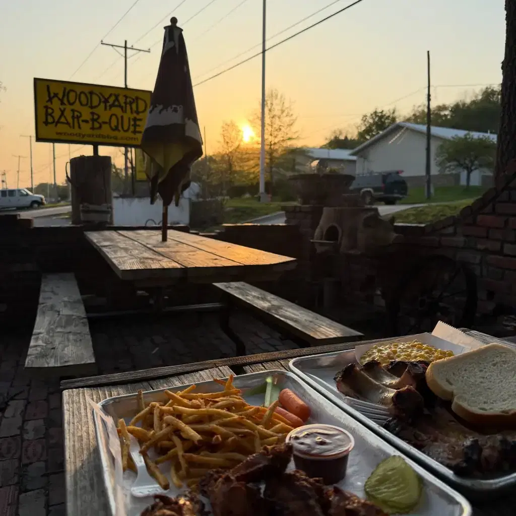 Woodyard Bar-B-Que, Kansas City, Kansas, photo credited to @smallfishcrafts on Instagram.