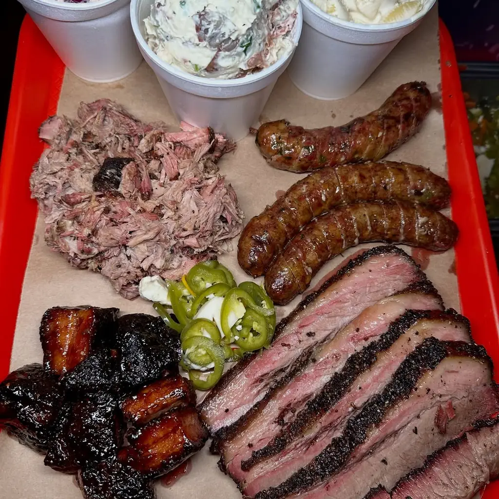 Chef J BBQ, West Bottoms, photo credited to @chefjbbqkc on Instagram.