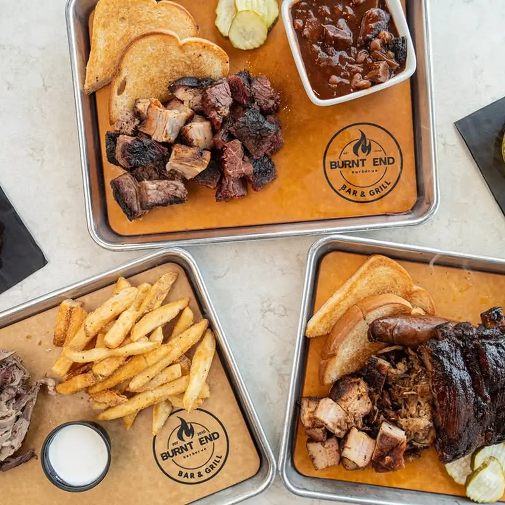 Burnt End BBQ, Crown Center and De Soto, photo credited to @burntendbbqdesoto on Instagram.