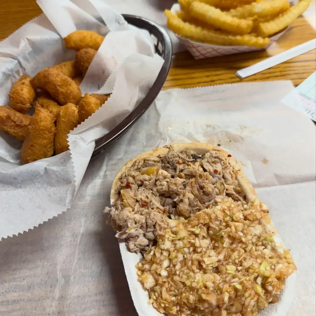 Lexington Barbecue, Lexington, photo credited to @sizzlinwithshawn on Instagram.