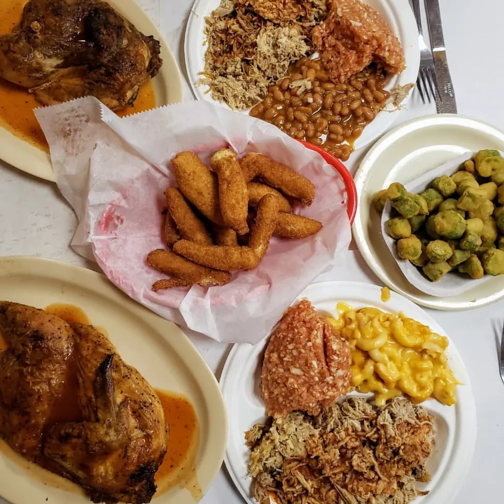 Barbecue Center, Lexington, photo credited to @hungry.kris on Instagram.