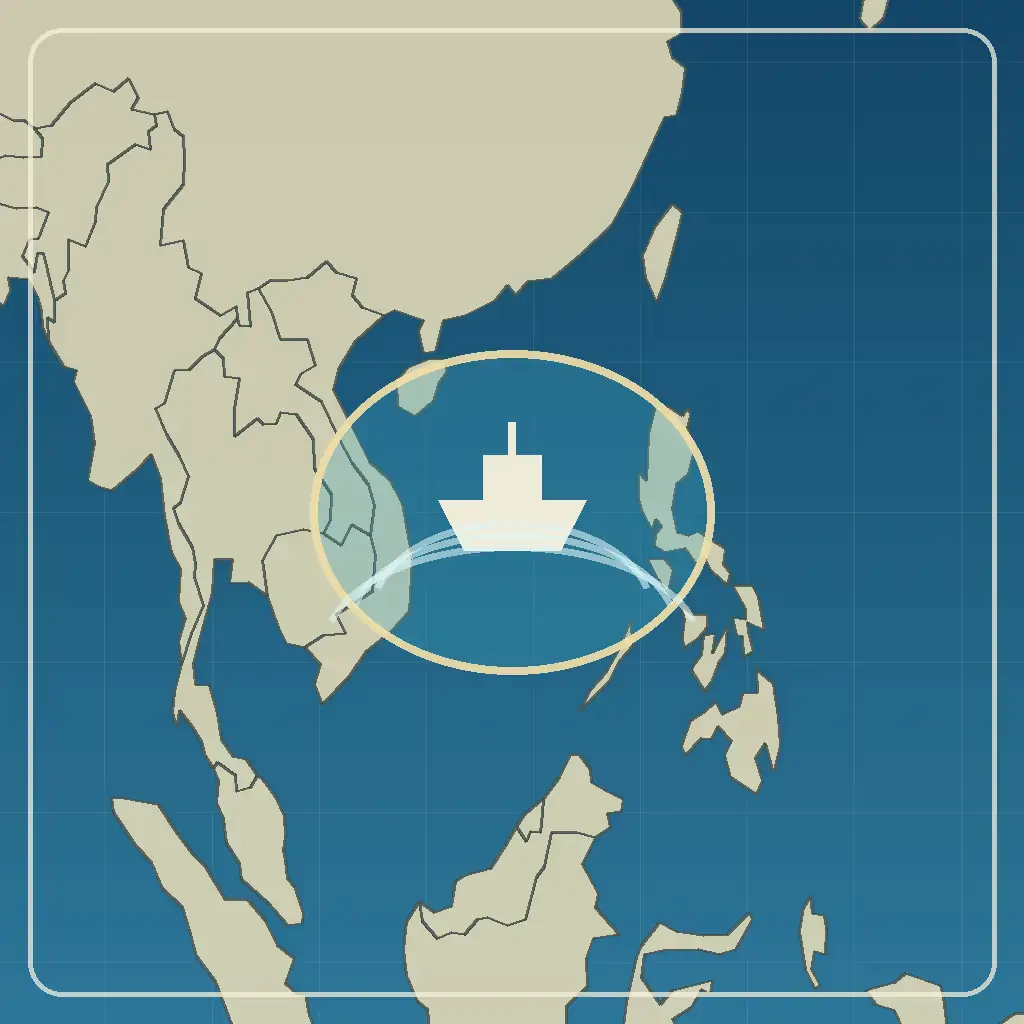 Editorial locator map for South China Sea