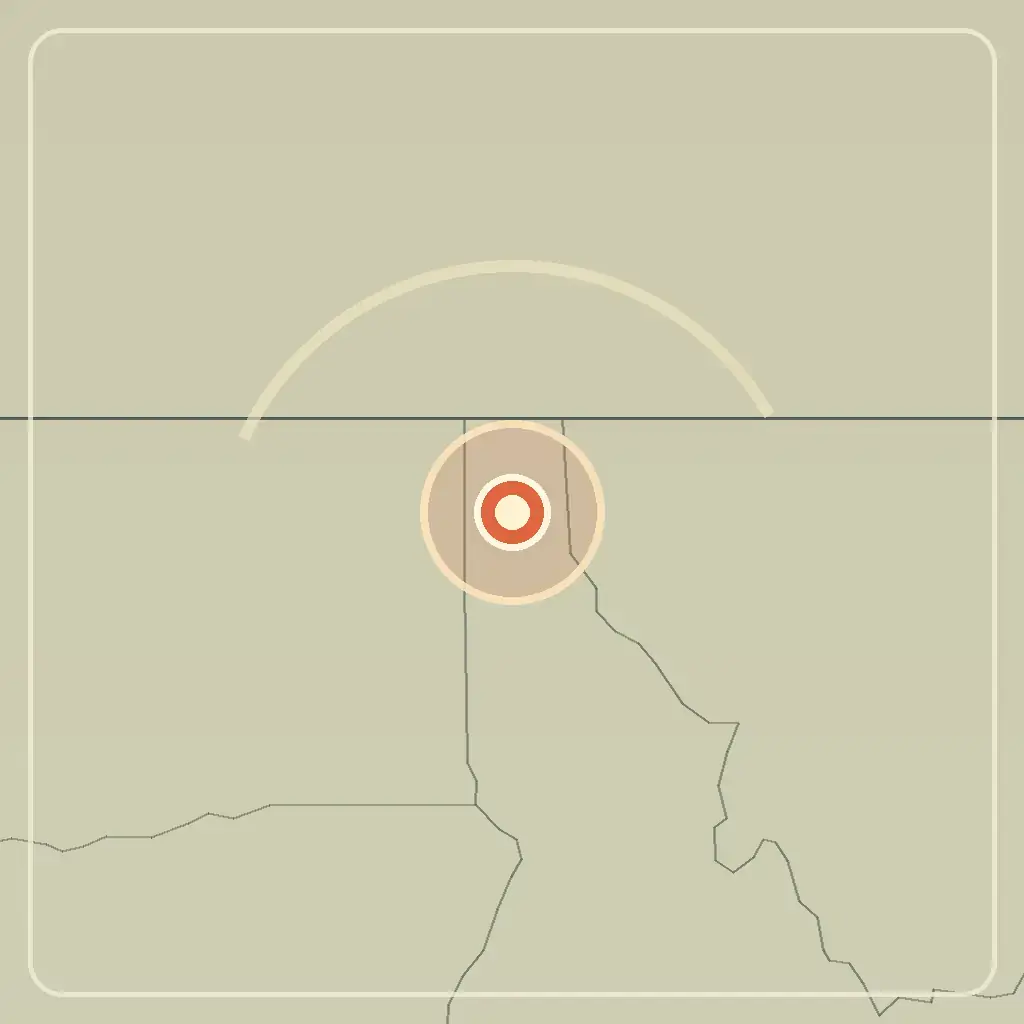 Editorial locator map for Sandpoint, Idaho