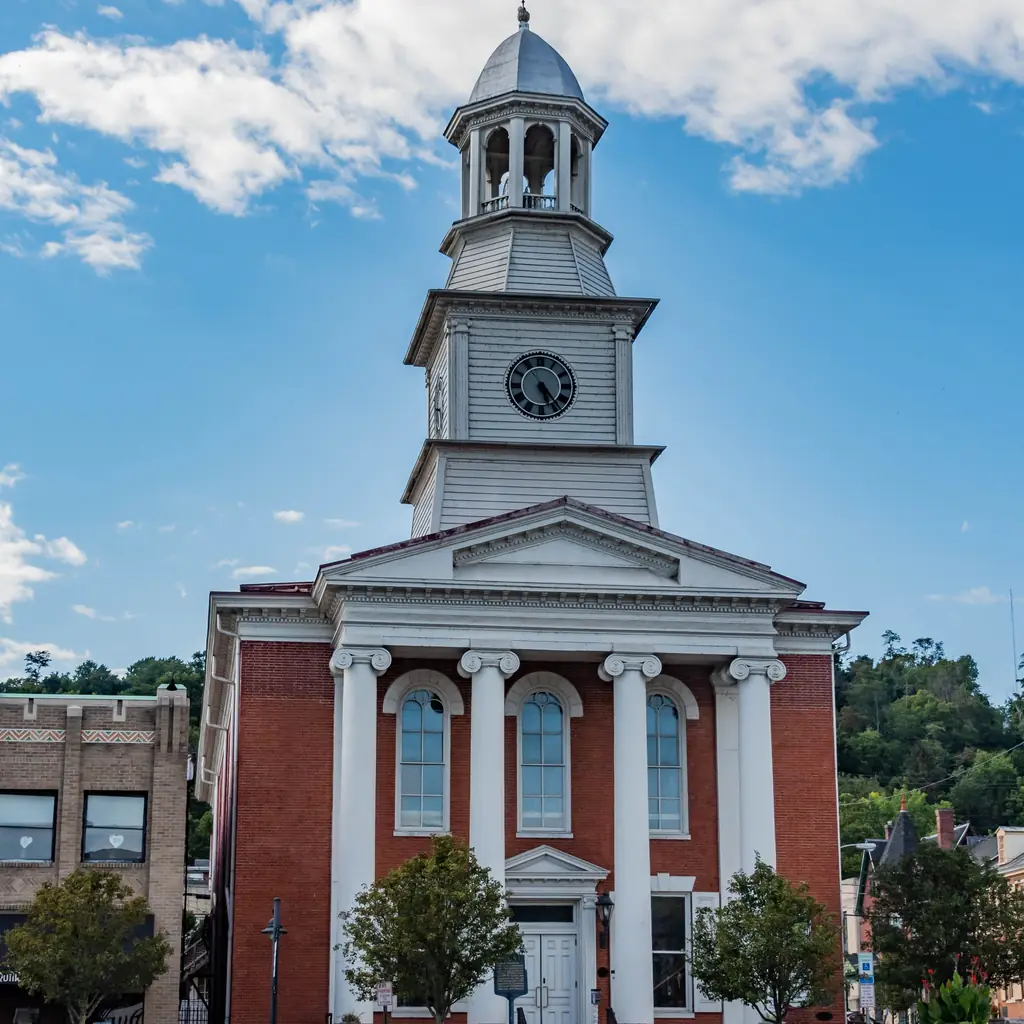 Historic Mifflin County Courthouse in Lewistown, Pennsylvania.