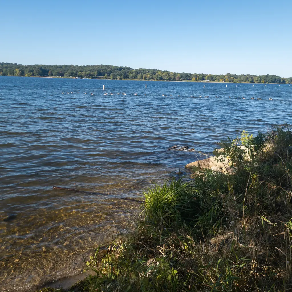 Kent Lake at Kensington Metropark in Michigan.