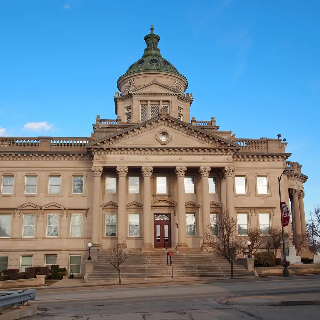 Somerset County Courthouse in Somerset, Pennsylvania.
