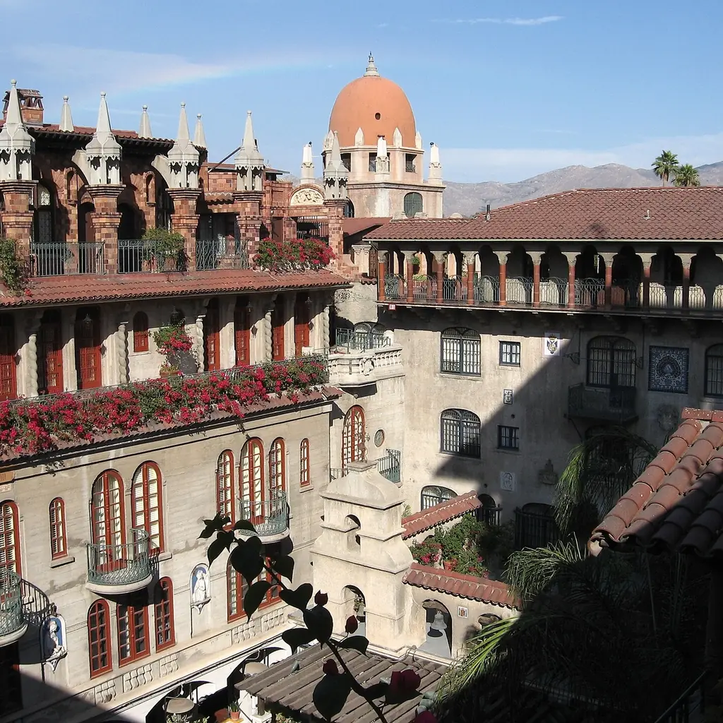 The Spanish Wing of the Mission Inn in Riverside, California