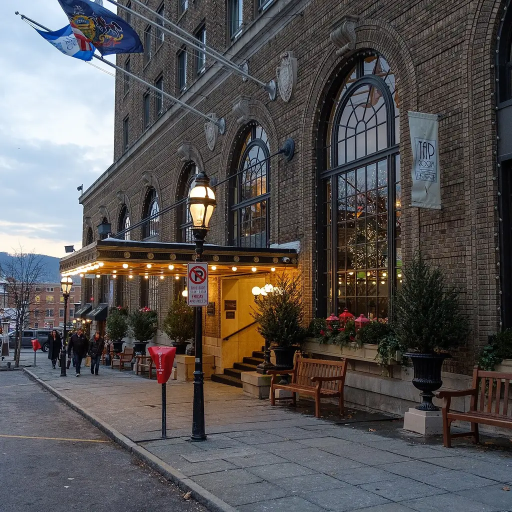 Historic Hotel Bethlehem on Main Street in Bethlehem, Pennsylvania