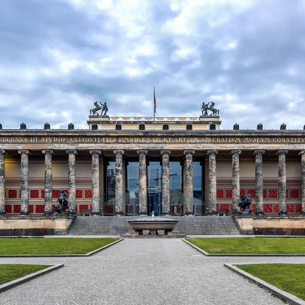 The Altes Museum in Berlin, Germany, shown empty, illustrating before- and after-hours access as a premium lever.